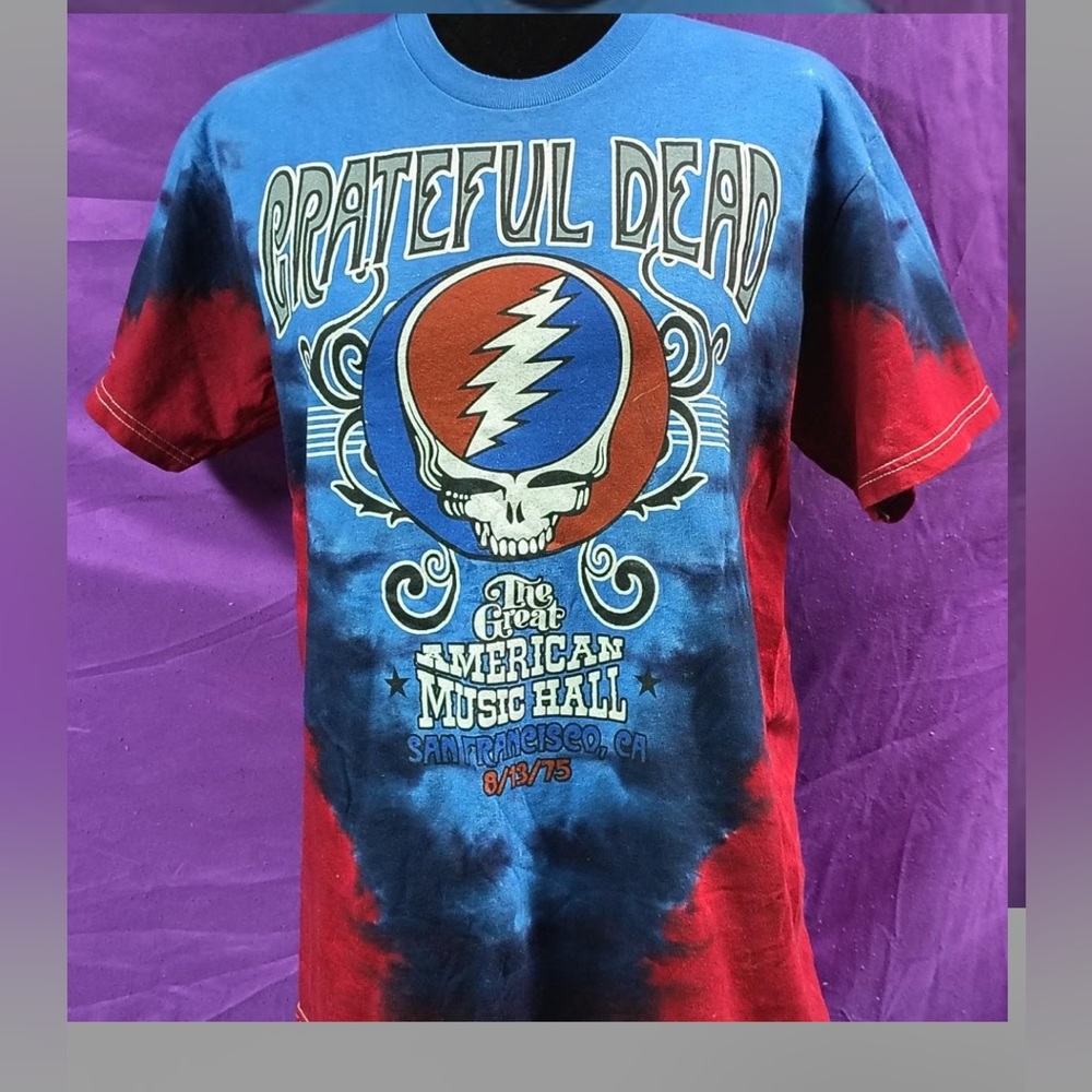 Grateful Dead tie-dye shirt.